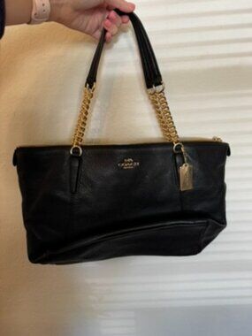 Coach Crossgrain Ava Chain Tote